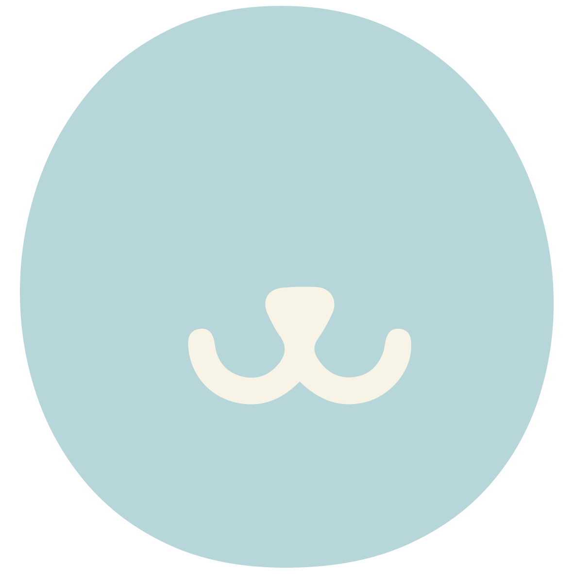Hondentrimsalon Kruisem_Illustraties_01_Snoet_Blauw blauwe hondensnuit